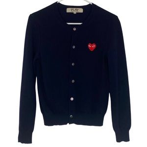 Comme de Garcons PLAY Wool Cardigan
